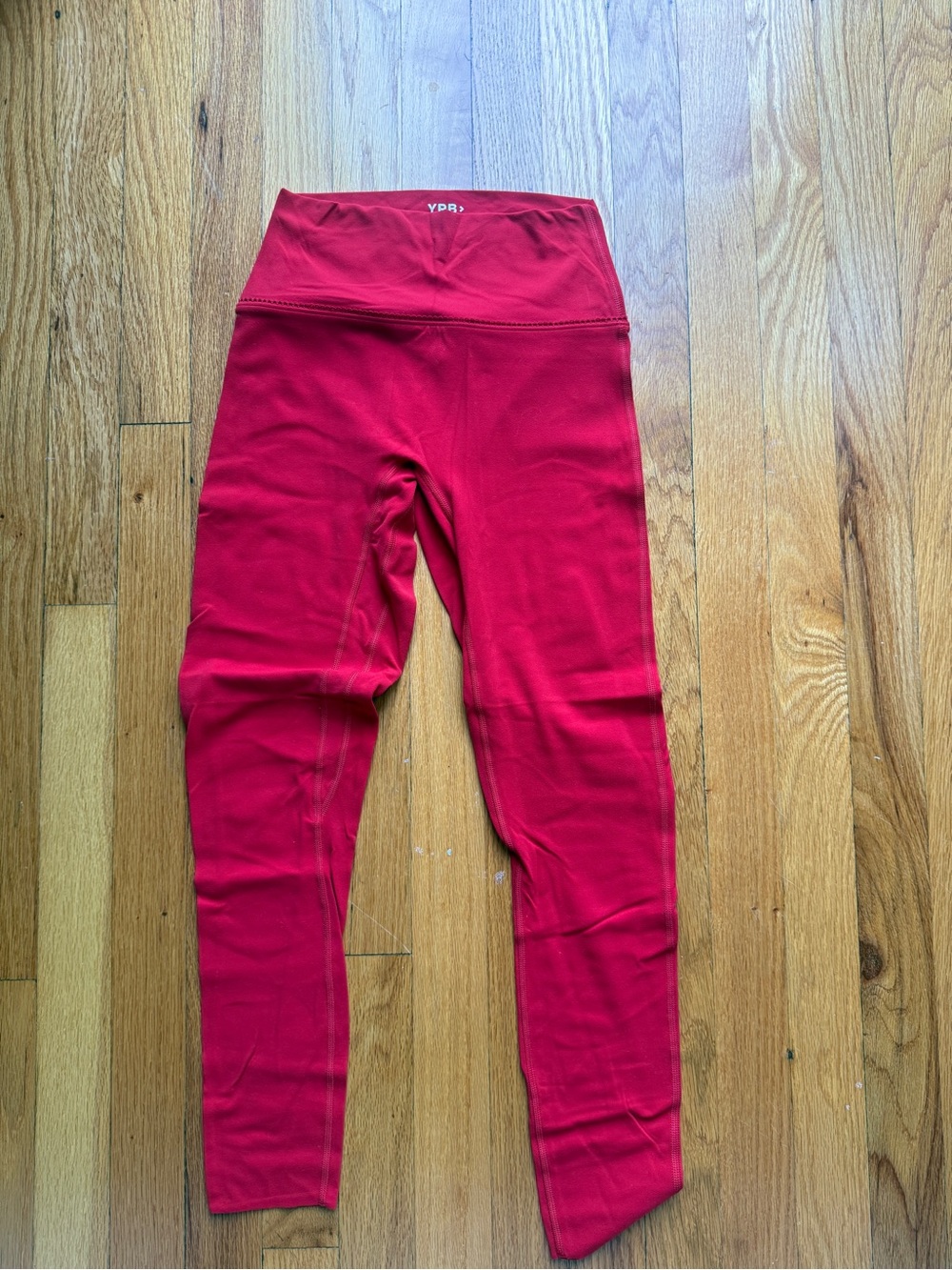YPB High-Waist Red Leggings